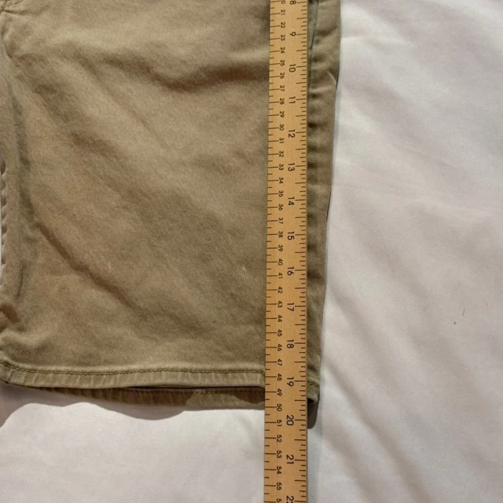 Levi's 505 Denim Shorts Mens 34 Tan Khaki Regular Fit Straight Leg Y2K Yorts